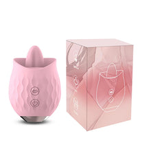 Load image into Gallery viewer, Rose Toy Vibrator For Wome Clitoral Tongue Licking Vibrator