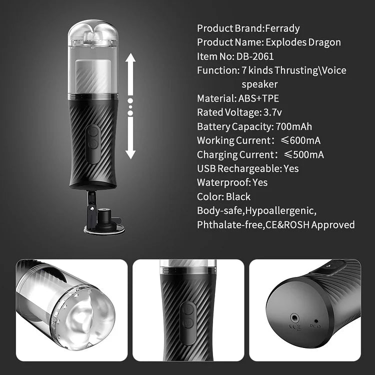 Automatic diamond rotation contraction masturbation device