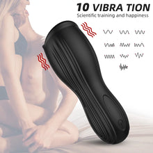 Load image into Gallery viewer, Automatic Male Masturbators Vibration Silicone Vagina Masturbation Cup