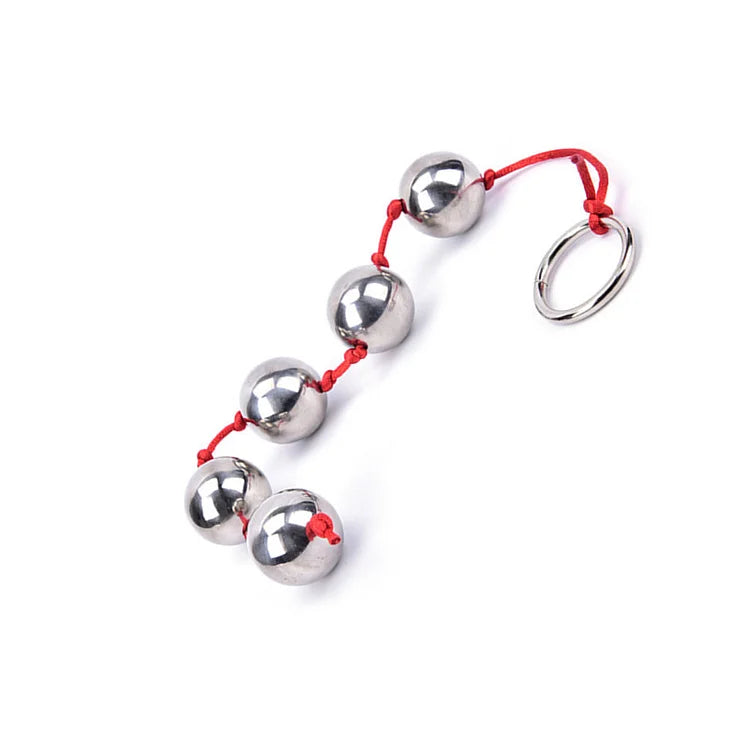 5 Anal Beads Metal Anal Balls Stainless Steel Butt Plug Anal Dilatador For Women Erotic