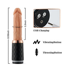 Load image into Gallery viewer, Yu Ji, Lang Ji, Simulation Mastic, Automatic Telescopic Gun, Women&#39;s Vibrating Rod, Massage, Masturbation, Investment Promotion, One Piece, Issued On Behalf