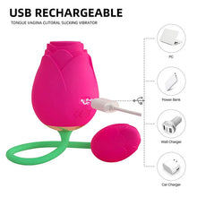 Load image into Gallery viewer, The Rose Toy With Vibrating Egg G Spot Stimulator