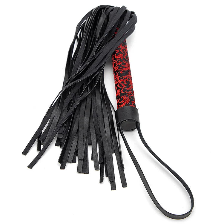 Sexy Spanking BDSM Whip Bondage Flogger Whip For Women Couple Sex Toy PU Leather