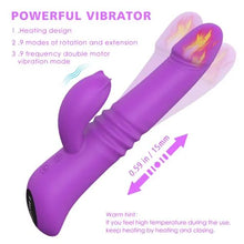 Load image into Gallery viewer, Heating Rabbit Vibrator