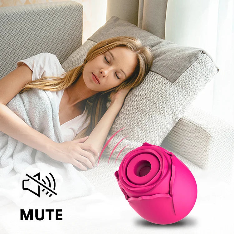 Rose Sucking Vibrating Massager G-spot Vibrating Vibrator Massage Av Stick