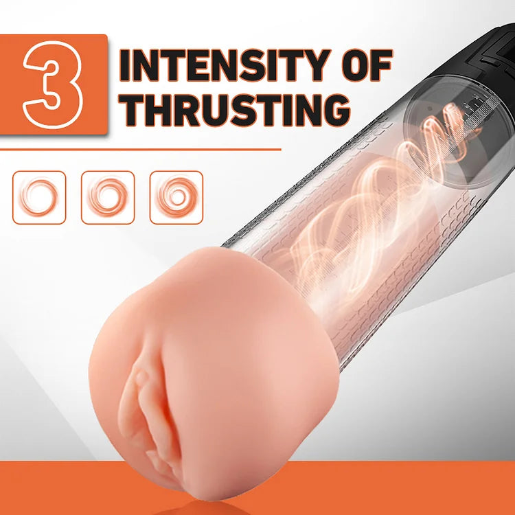 2 in 1 LCD Masturbator Penis Pump