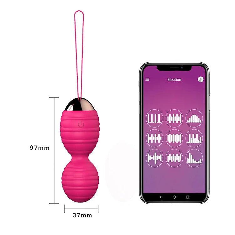 Ben Wa Massage Balls With 2 In 1 Wireless Remote Control Kegel Female Masturbation