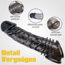 Load image into Gallery viewer, Dovelo Reusable Penis Sleeve Cock Extender / Condom - Clear