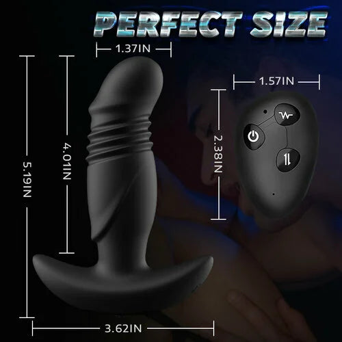 Prostate Massager with APP-remote control 3 Thrusts & 9 Vibrations