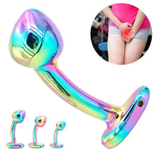 Load image into Gallery viewer, Colorful Anal Plug Metal Butt Plug Stainless Steel Anal Plug