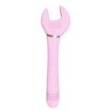 Pink Love Spanna - Telescopic Gun Machine Av Vibration Massage Wrench Vibrator