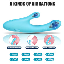 Load image into Gallery viewer, Shark Vibrator Nipple Clitoris Stimulator Vagina Massager G-spot Rabbit Vibrator