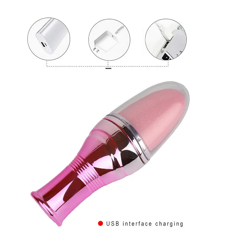 Tongue Licking Vibrating Stick For Women