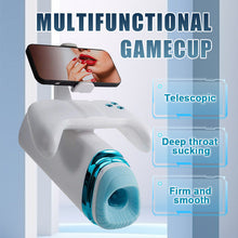 Load image into Gallery viewer, Gamecup Pro Heating Thrusting Vibrating Penis Stroker With Handles And Phone Holder