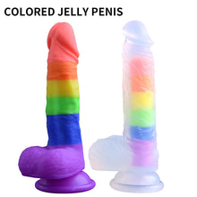 Load image into Gallery viewer, Transparent Penis Realistic Dildo