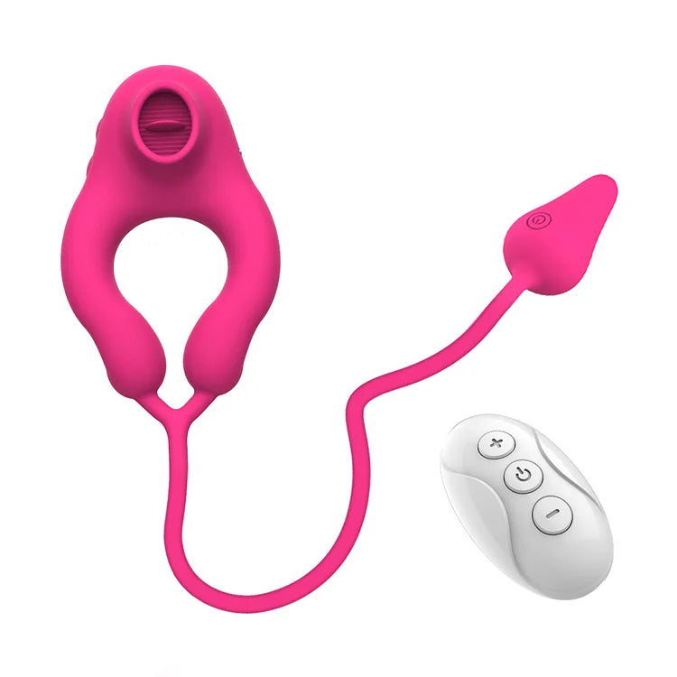 Clit Stimulator Cock Sleeve Ring Vibrator