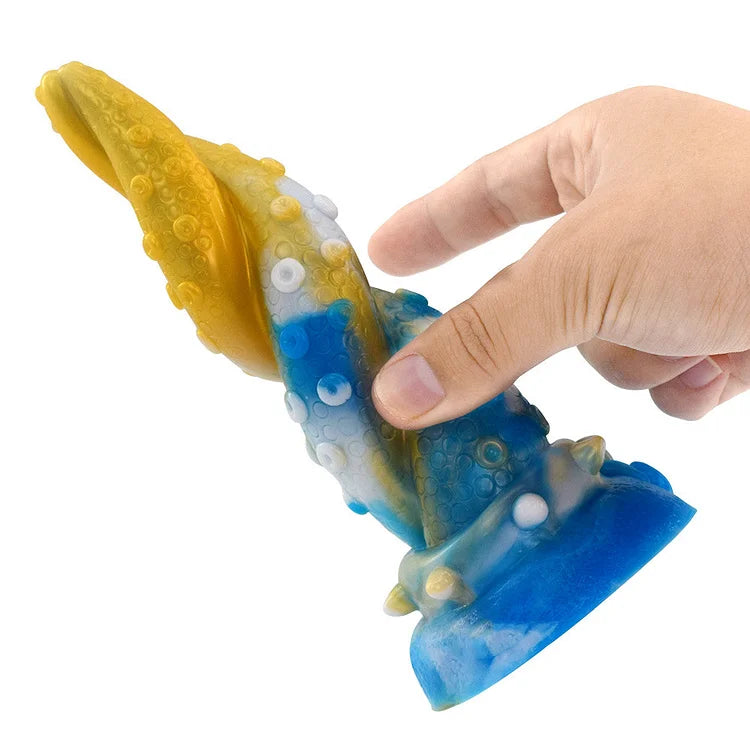 Tentacle Dildo Masturbator Liquid Silicone Octopus Sex Toy