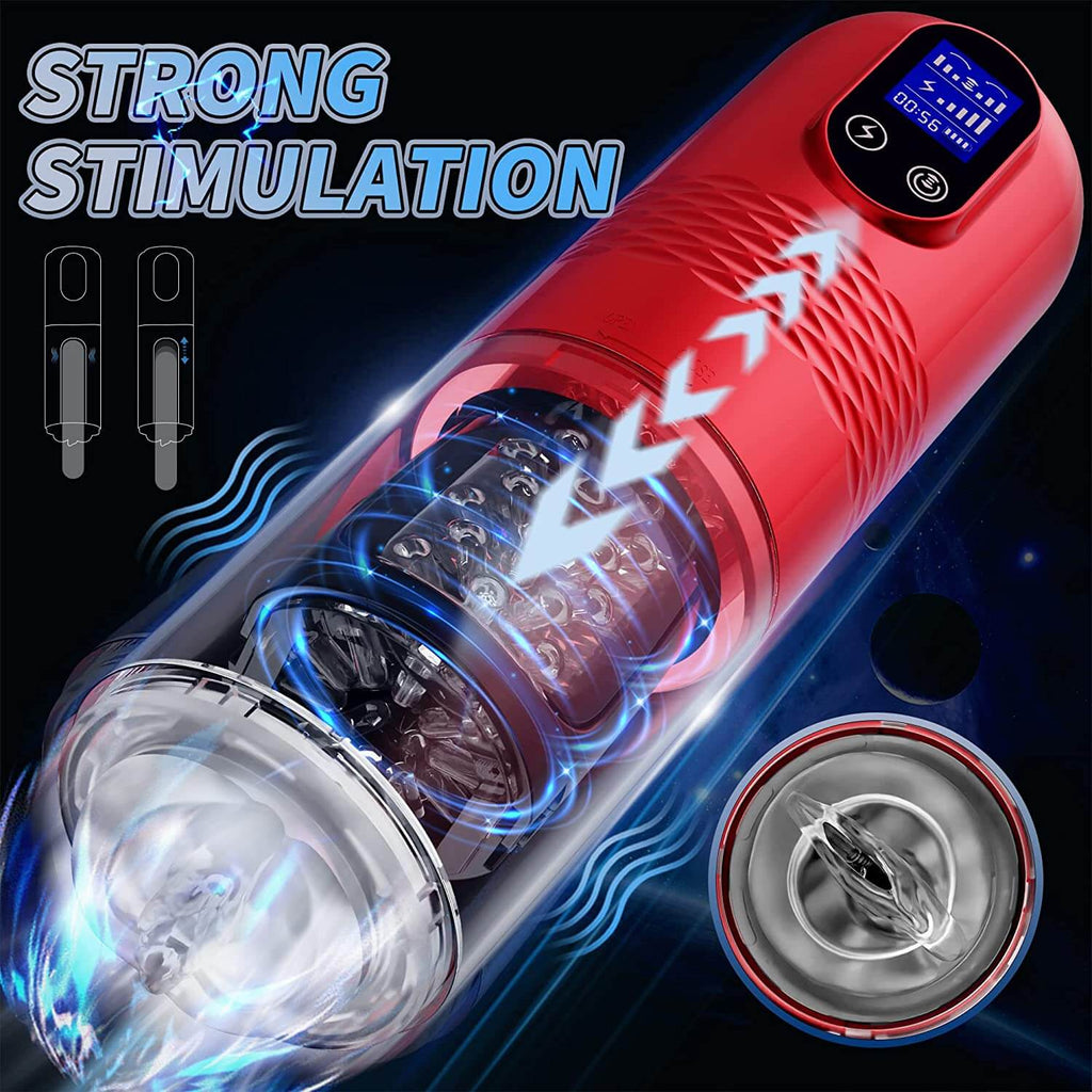 Innovative Motors Telescoping LCD Display Masturbator