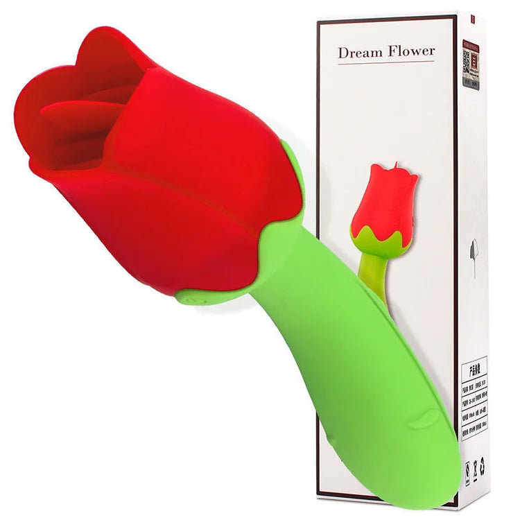 Fairy Dream Rose Tongue Licking Vibrator