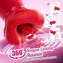 Load image into Gallery viewer, 4 IN 1 Mouth Sucking Vibrator Rose Sex Toy