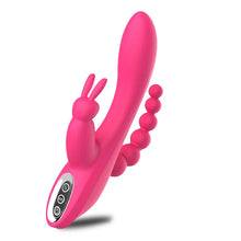 Load image into Gallery viewer, G Spot Dildo Rabbit Vibrator 3-in-one function Vibration Waterproof