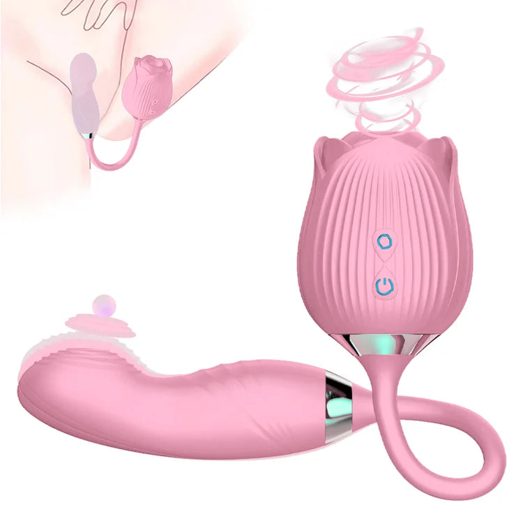 Rose Vibrator Clitoris Stimulator