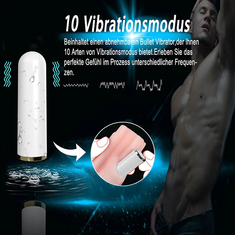 Aircraft Cup Male Full-automatic Reverse Mold Vibration Solid Doll Male Masturbator