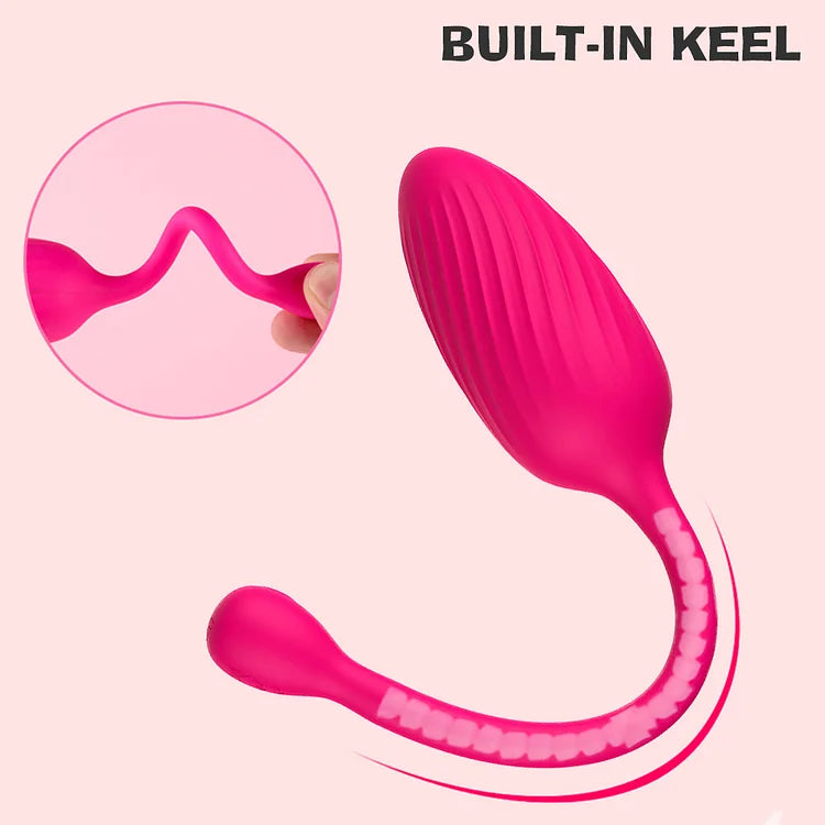 Remote Control Egg Built-in Keel Panties Vibrator Panties Vibrating Wearable Balls G Spot Clitoris Massager