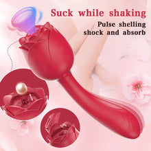 Load image into Gallery viewer, Handle Rose Toy Removable Head Sucking Vibrator