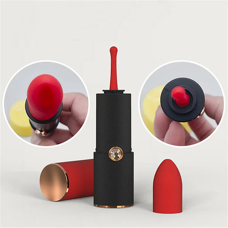 Kissing Lipstick Mini Vibrator Stimulation Massage Stick