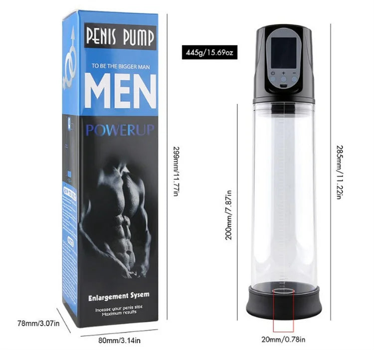 Cross-border Amazon Lcd Trainer New Hydrotherapy Cup Rechargeable Usb Male Masturbation Led Penis Trainer