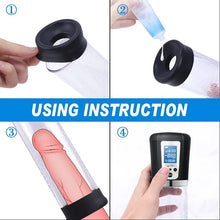 Load image into Gallery viewer, Electric Penis Vacuum Pump with 4 Suction Intensities Rechargeable