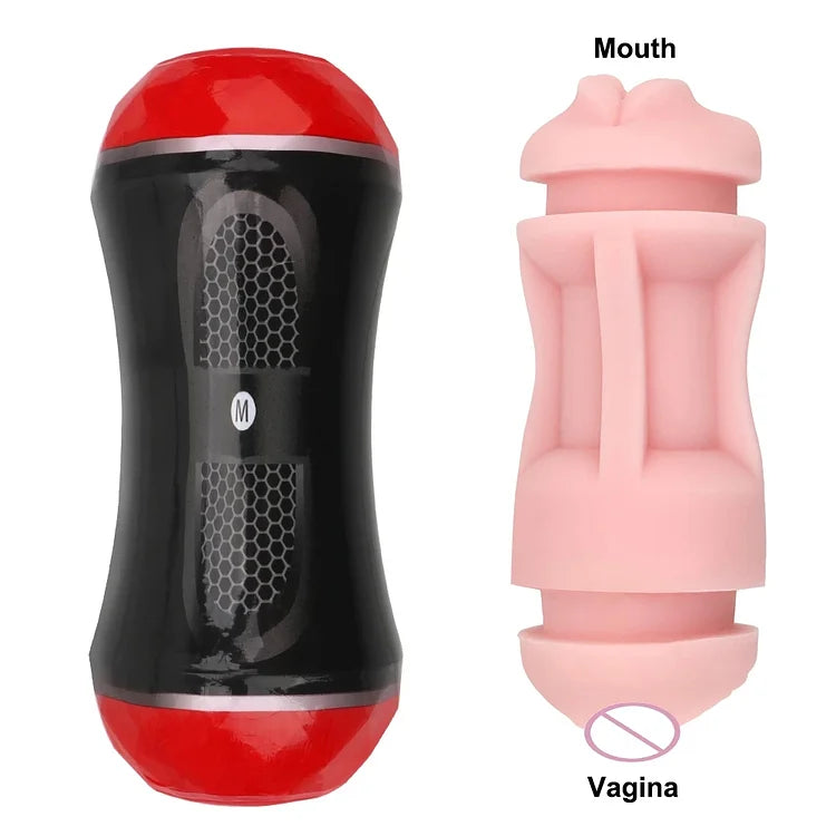 Aircraft Cup Men's Manual Double Headed Masturbation