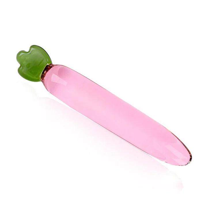 Glass Fruit Penis Female  Masturbator Anal Plug