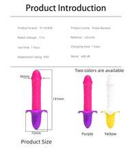 Load image into Gallery viewer, Banana Silicone Ultra-quiet Dildo Vibrator Vaginal Stimulator Female Masturbator Sex Doll