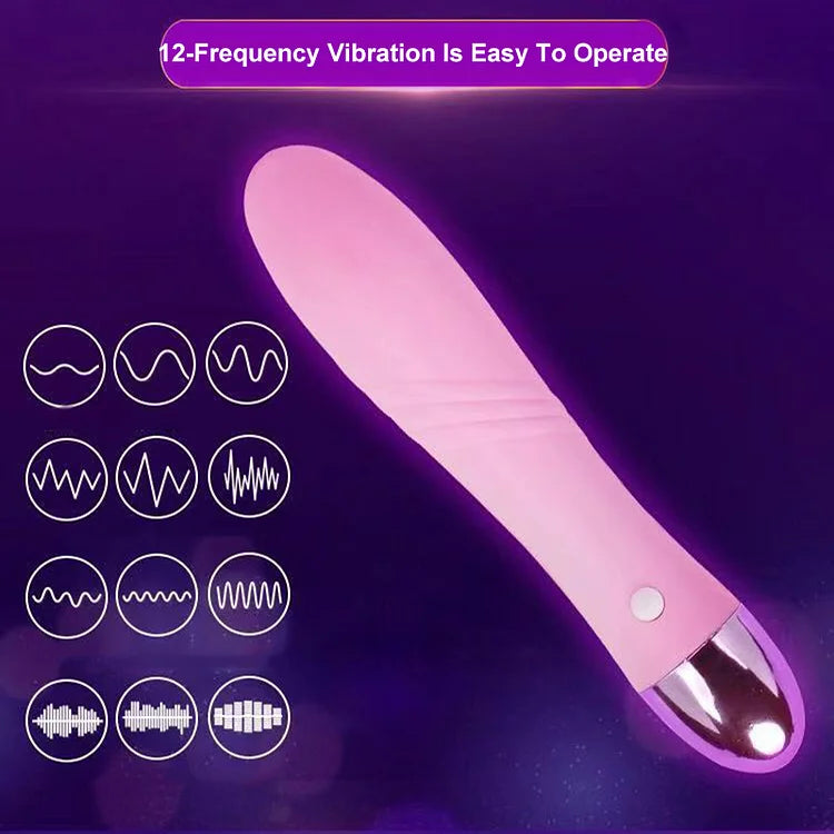 Vibrator 12 Dual-frequency Female Masturbation Stick Climax Waterproof Adult Products