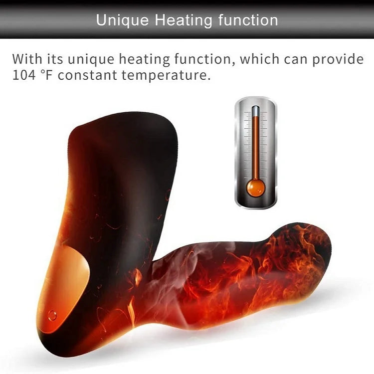 Thrusting Anal Vibrator Prostate Massager with Cock Ring