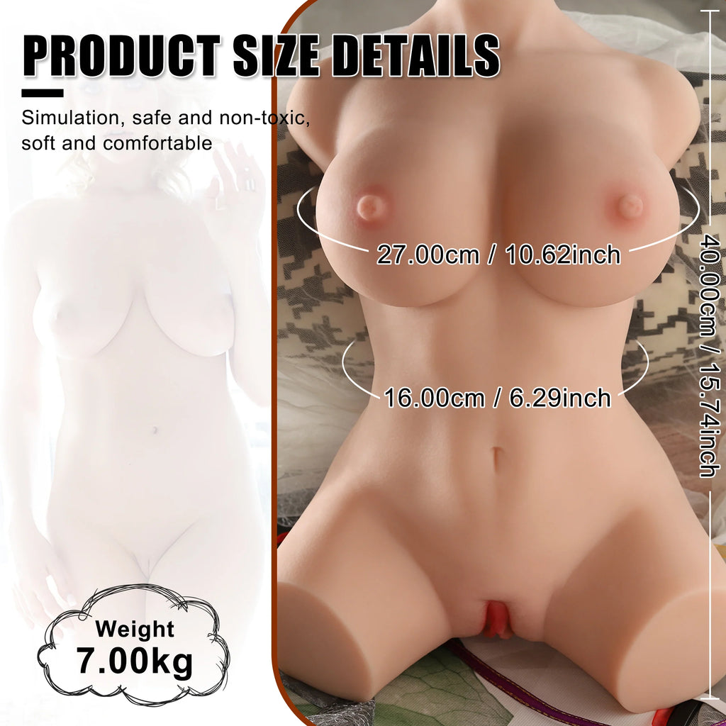 Melida - 15.4LB Realistic Adult Sex Doll Pocket Pussy