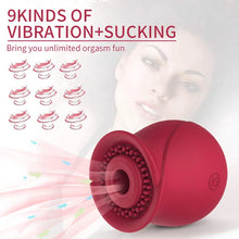 Load image into Gallery viewer, Rose Sucking Vibrator Clit Stimulation Massager