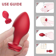 Load image into Gallery viewer, Silicone Rose Butt Plug Set For Men And Women