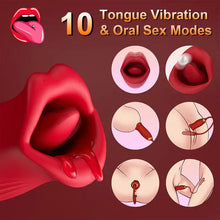 Load image into Gallery viewer, Mouth Biting and Licking Vibrator G-spot Tapping Stimulator