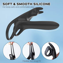 Load image into Gallery viewer, Black Fox - Vibrating Girth Enhancer Penis Sleeves