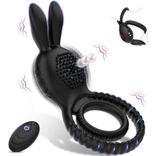 Load image into Gallery viewer, Rabbit Design Multiple Stimulation Penis Ring