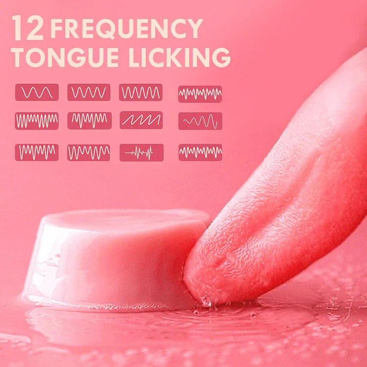 Tongue Licking Device Silicone Female Second Tide Masturbation Vibrator Adult Toy