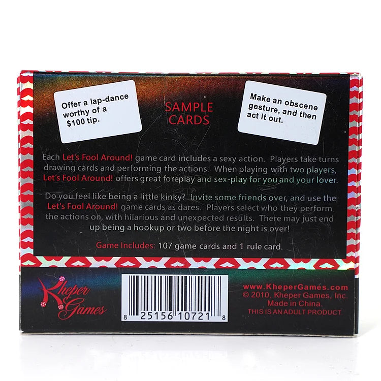 Adult Sex Game Flirt Erotic Cards For Couples