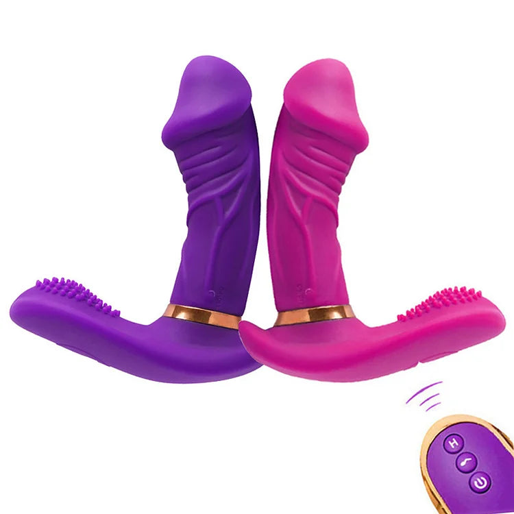 Women's Wireless Remote Control Wear Rocking Masturbation Vibrator, Couples Share Vibrator, Adult Sex Products