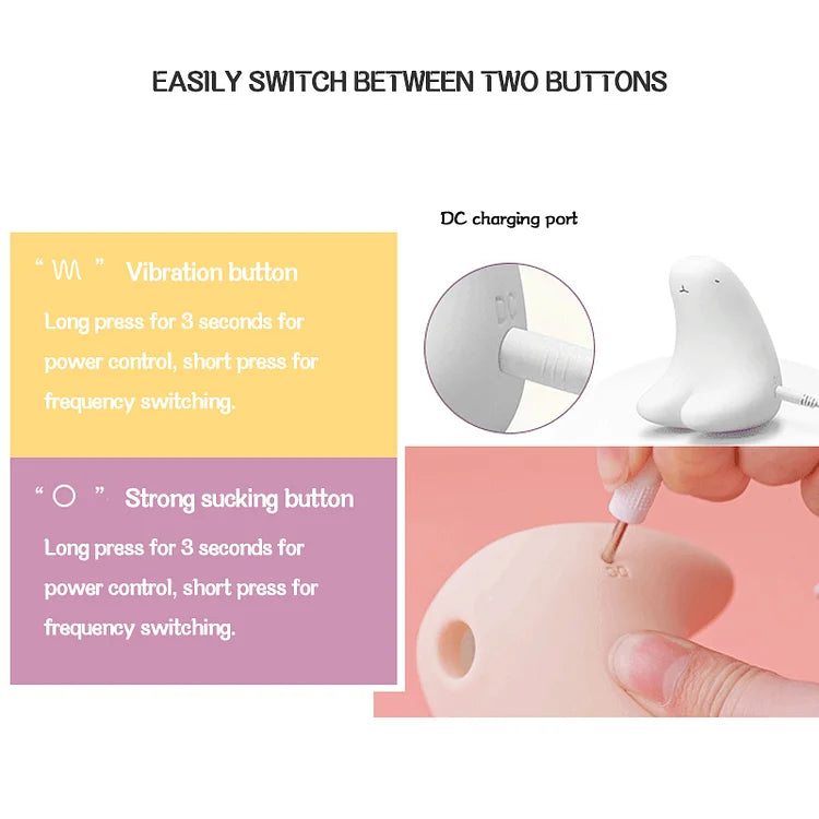 Sucks Vibrating Egg Skipping Women Silicone Waterproof Masturbation Appliance