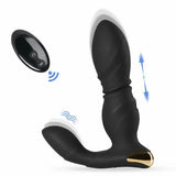 Thrusting Anal Vibrator Prostate Massager with Cock Ring