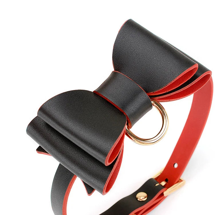 Sexy Handcuffs Collars Binding And Binding Adult Supplies Leather Set