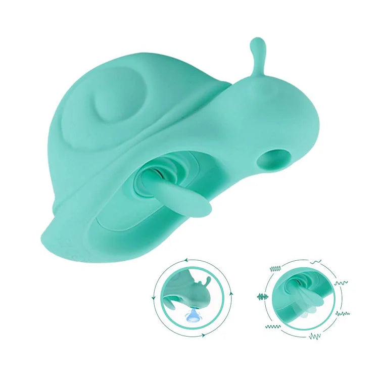 New Snail Sucking Cute Little Jumping Egg Female Orgasm Tongue Licking Vibration Masturator Adult Sex Toys